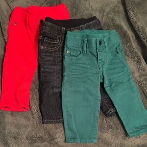 3 pair of Baby Gap pull on jeans, size 3-6 months. EUC.